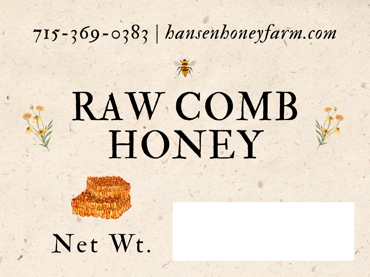 Antique Comb Honey Label
