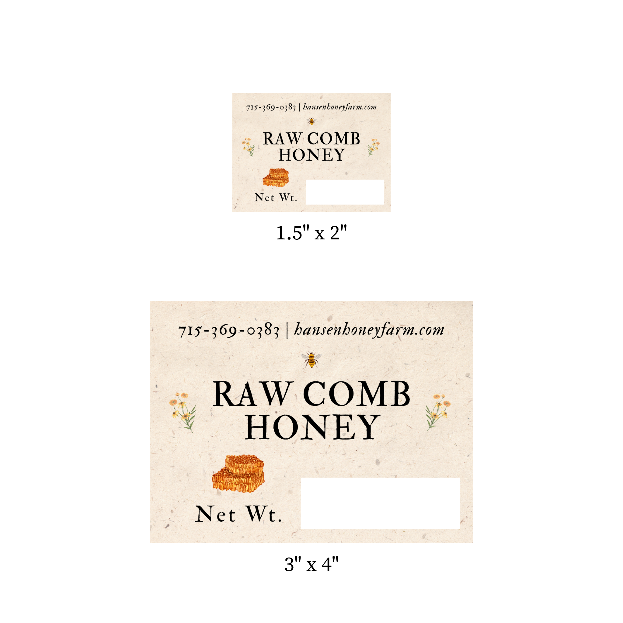 Antique Comb Honey Label