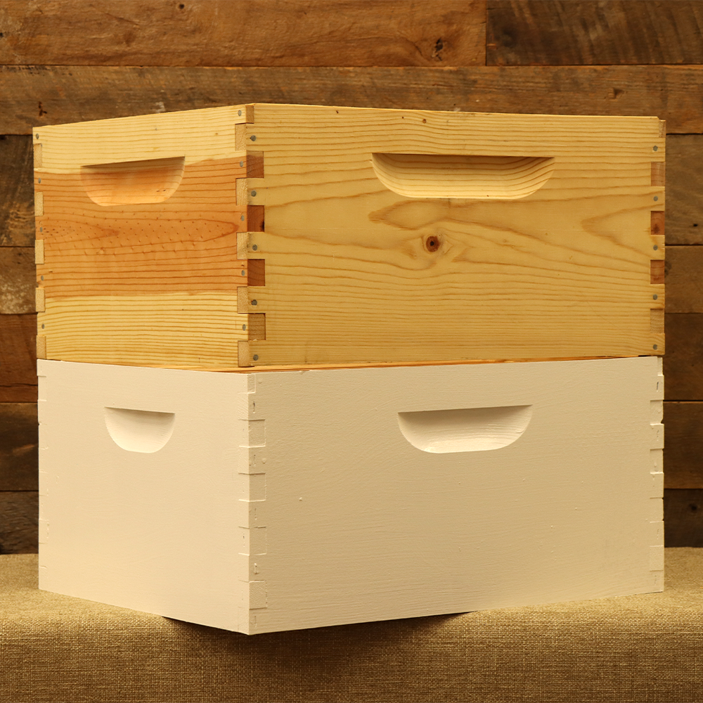 Assembled 9 5/8 Hive Body 10 Frame
