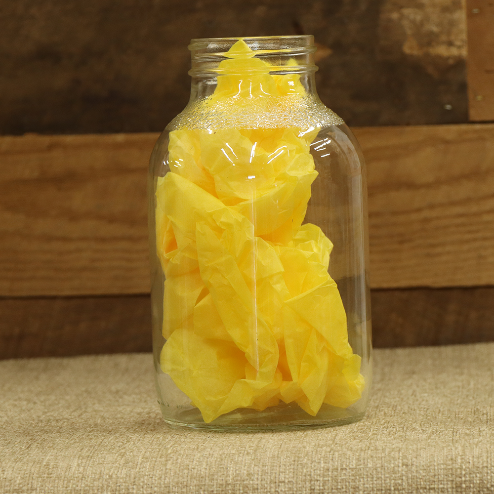 5 lb Round Glass Jar - 6 Pack