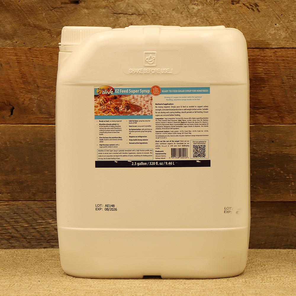 HiveAlive Super Syrup 2.5 Gallon