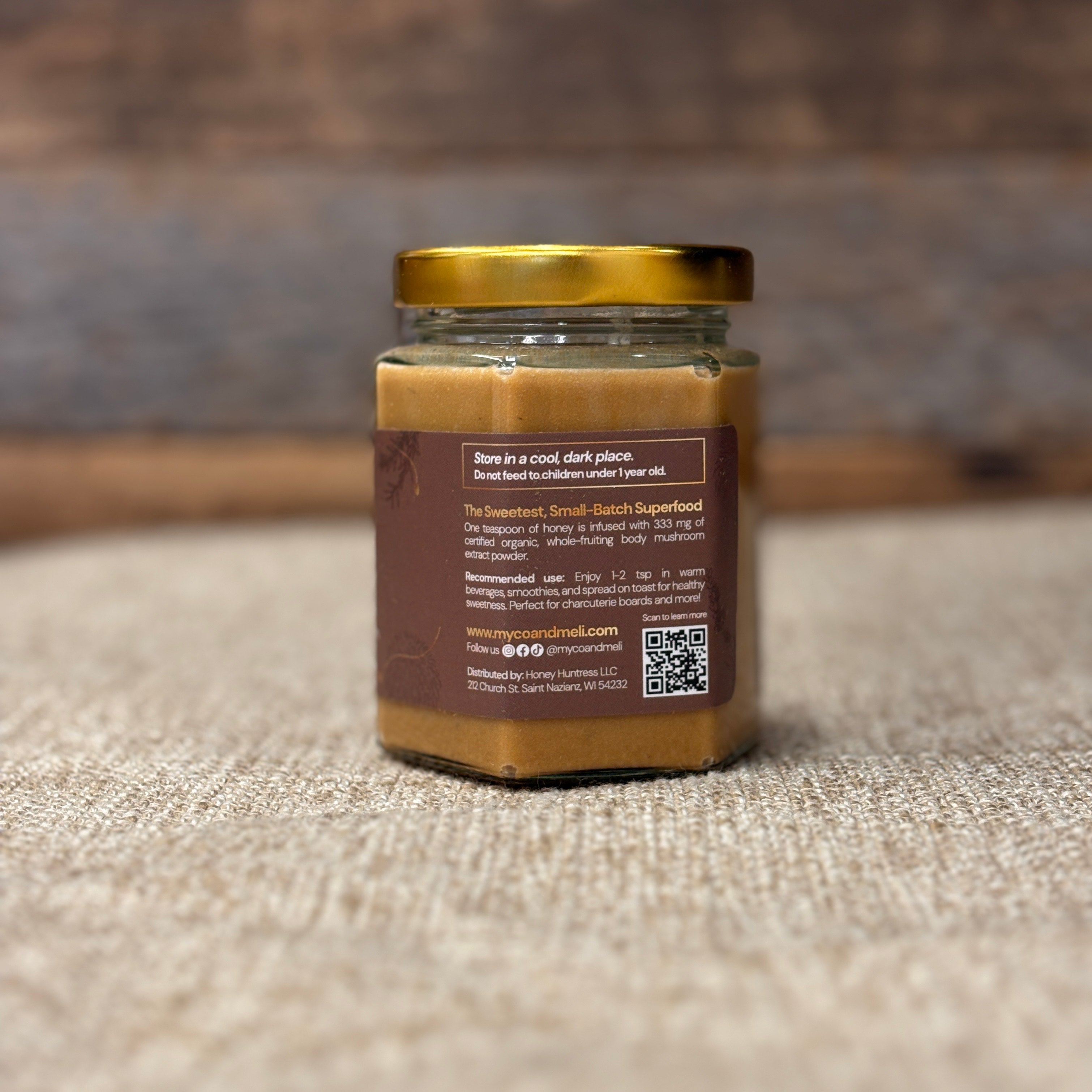 Serenity: Raw Creamed Honey with Organic Lion's Mane, Lavender, and Rosemary