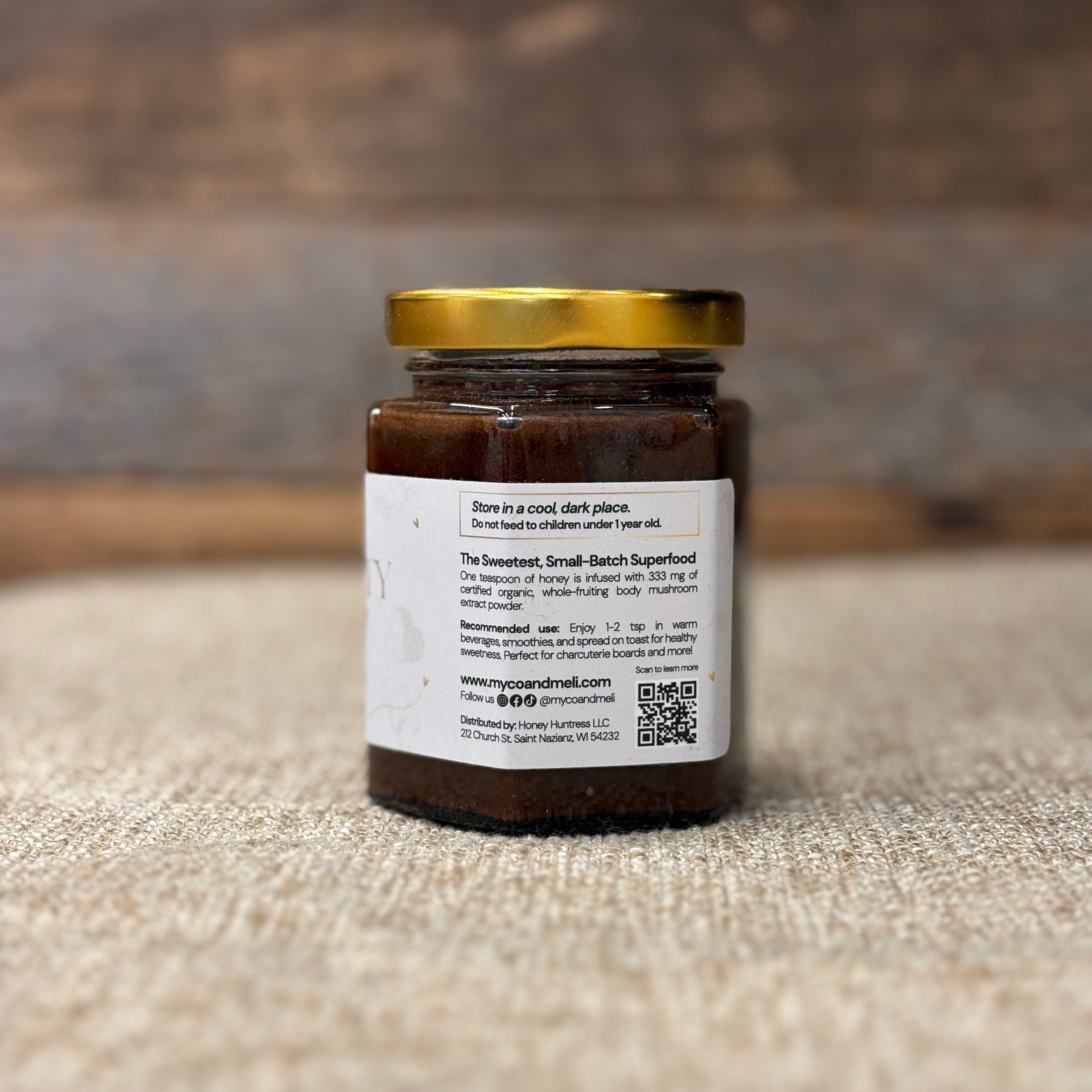 Immortality: Raw Creamed Honey with Organic Chaga and Chai Spices