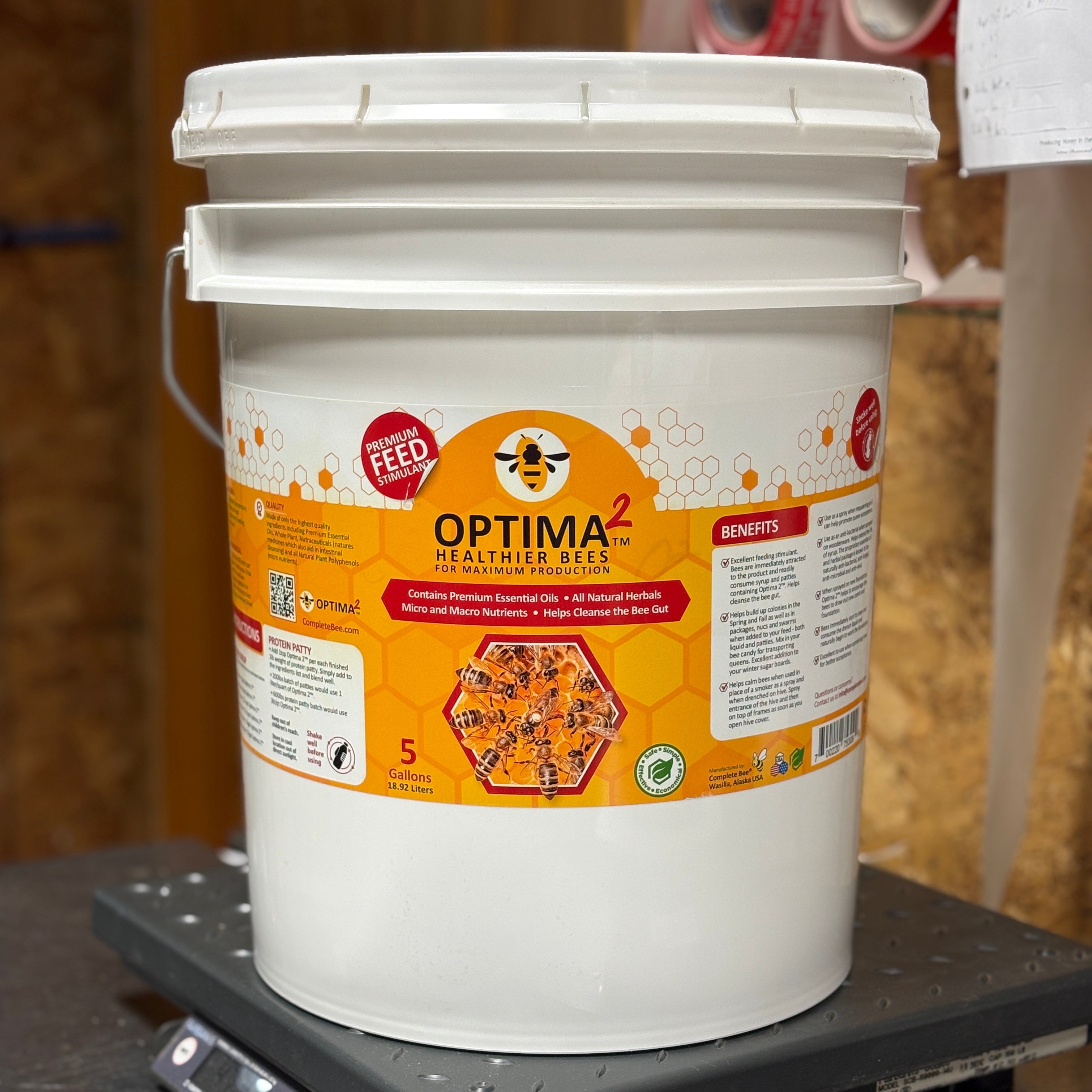 Optima 2 All-Natural Feed Supplement - 5 Gallon