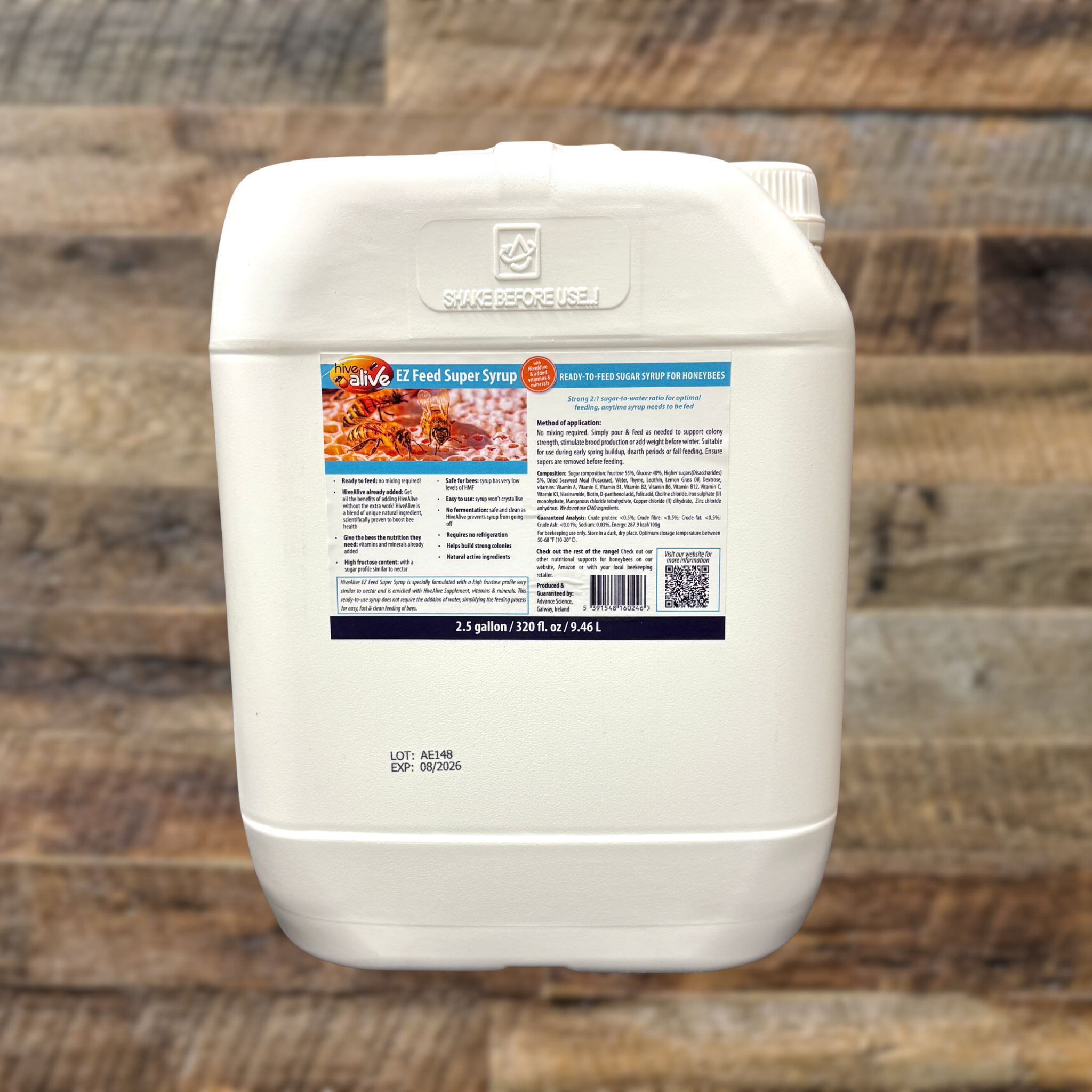 HiveAlive Super Syrup 2.5 Gallon