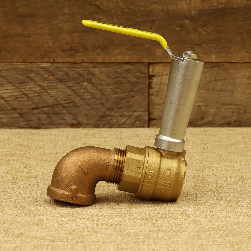 1" Brass Bottling Valve