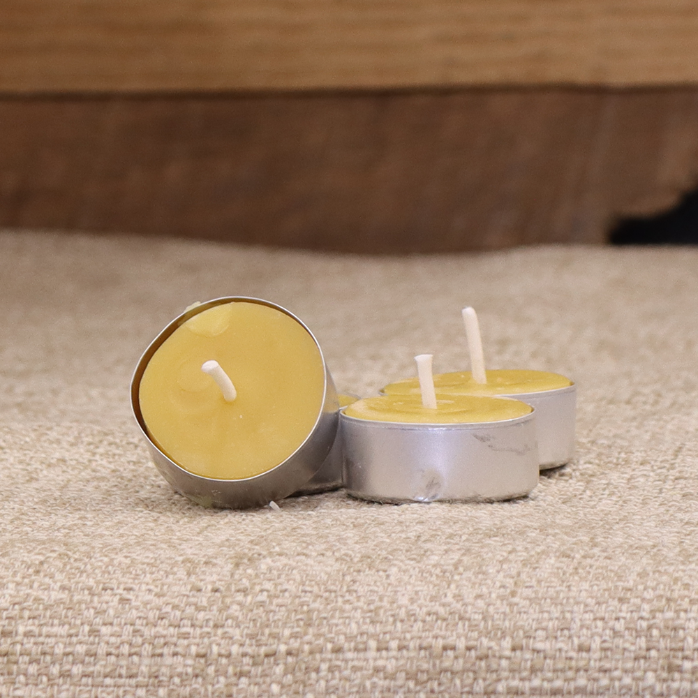Beeswax Tealight Candles 12 Pack