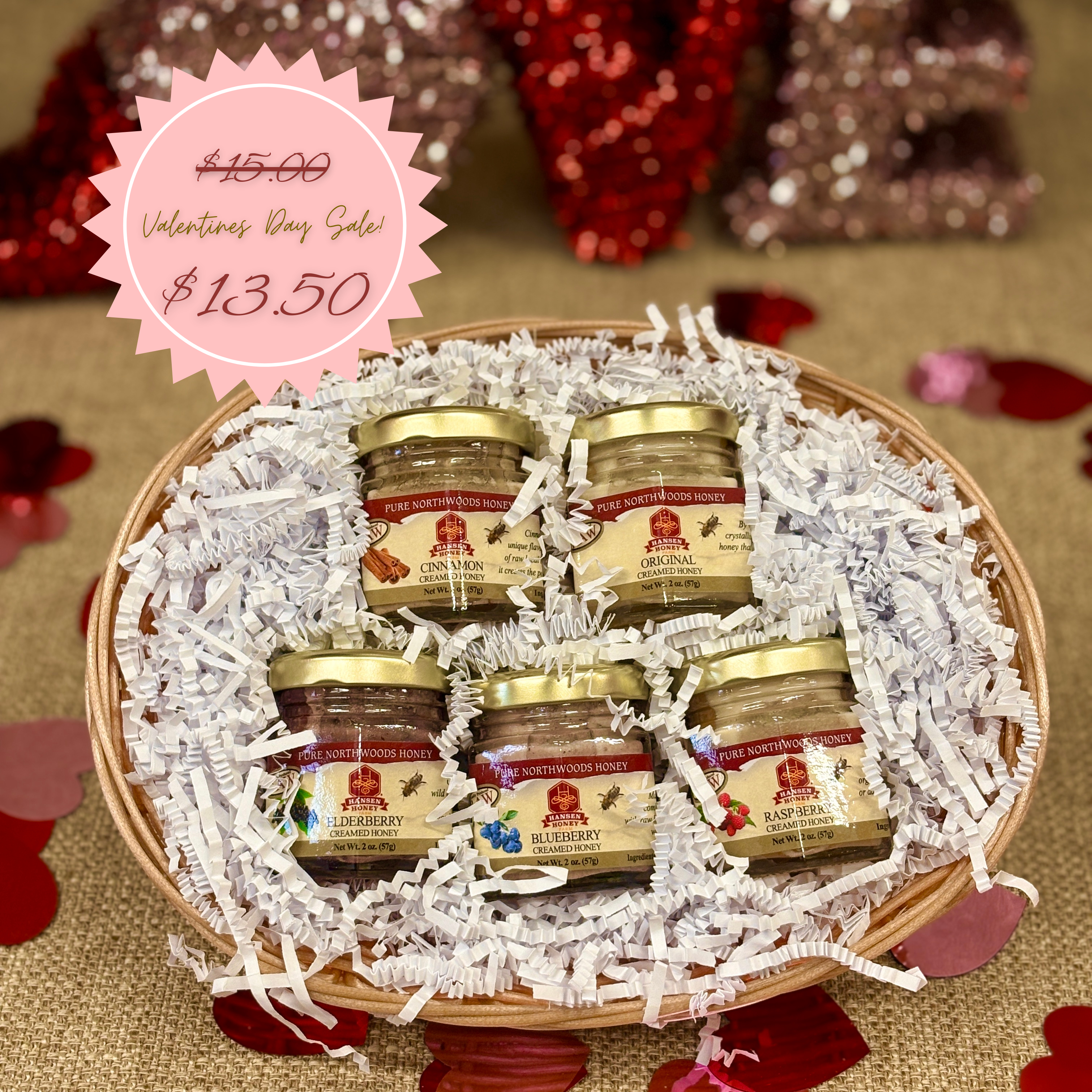 Creamed Honey Sampler Basket
