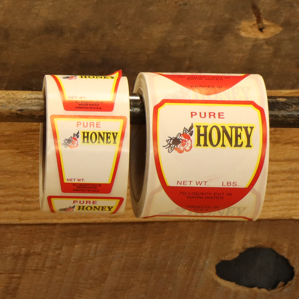 Pure Honey Label Roll C/250