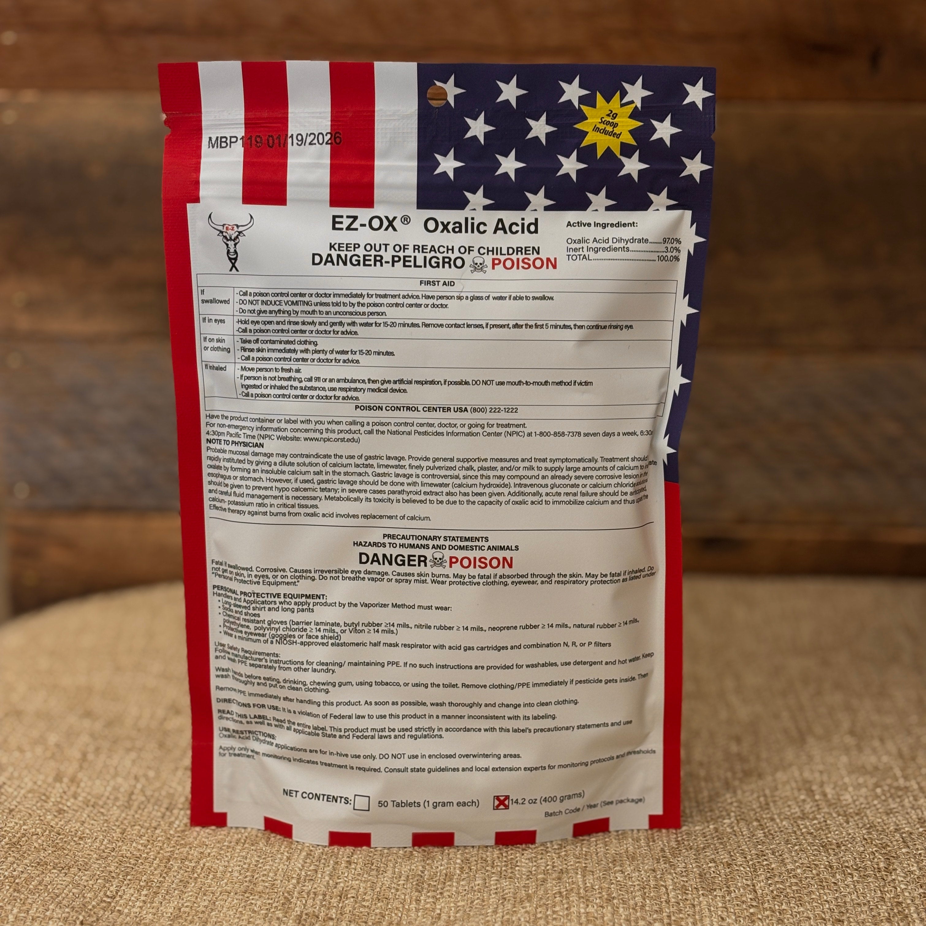 EZ-OX Oxalic Acid Powder