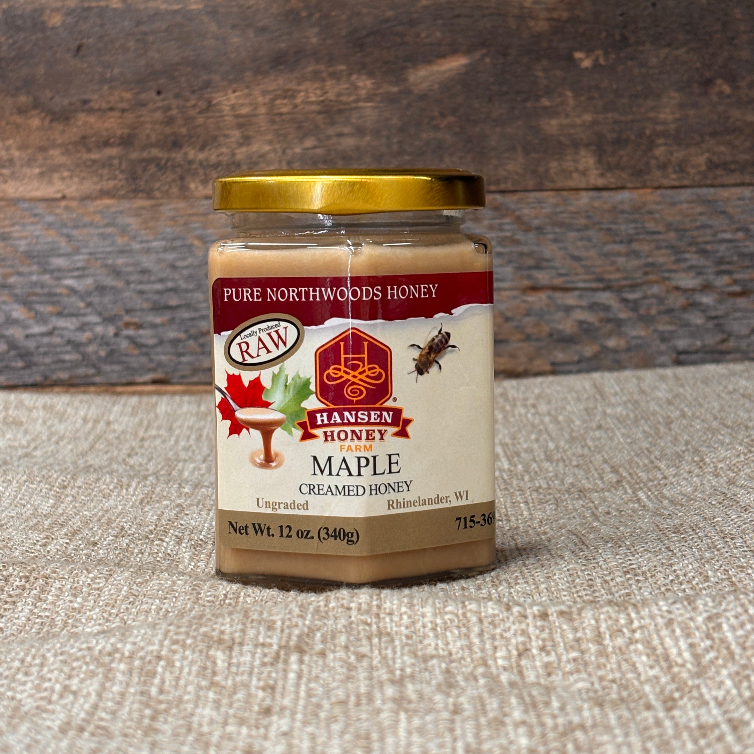 Maple Creamed Honey 12 oz.