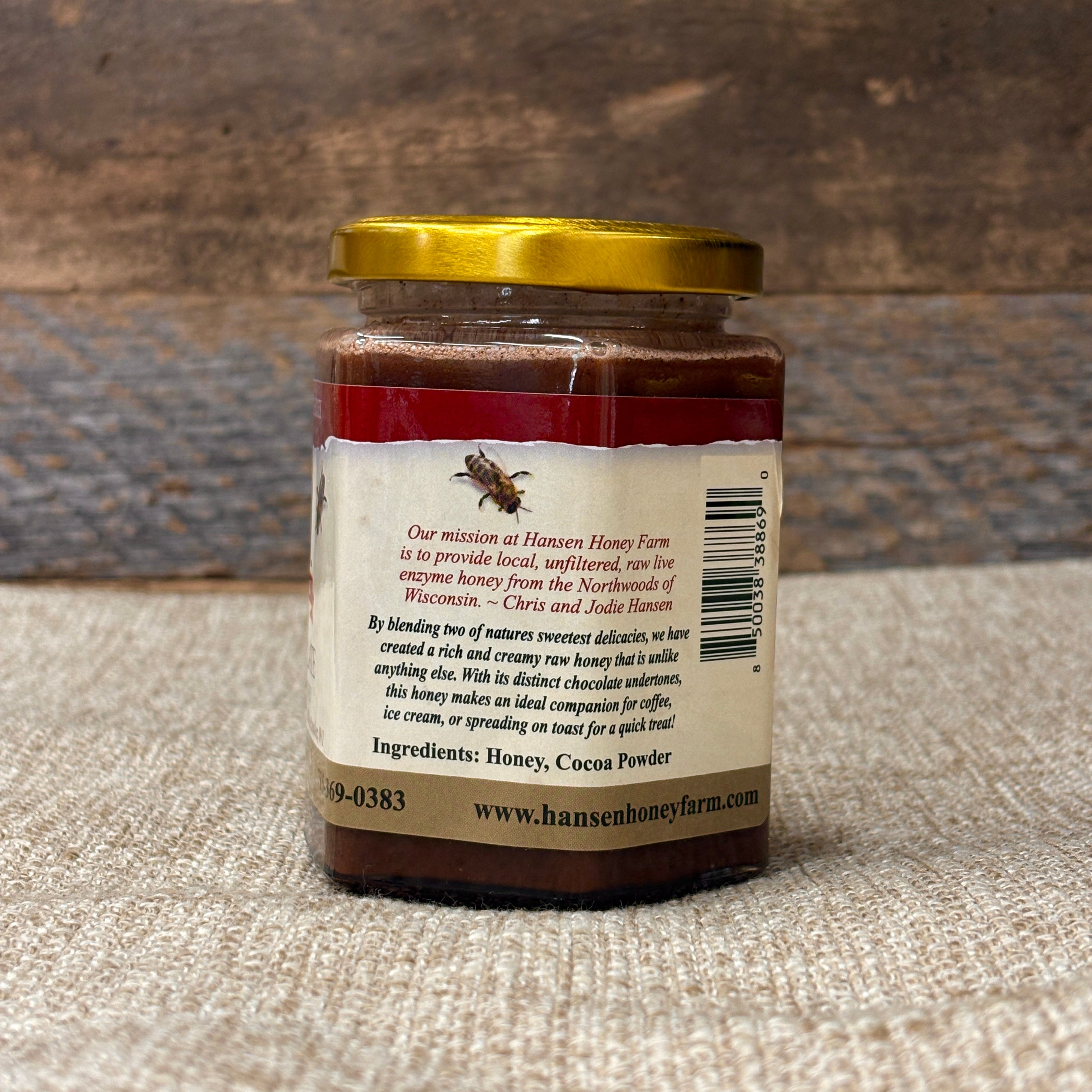Chocolate Creamed Honey 12 oz.