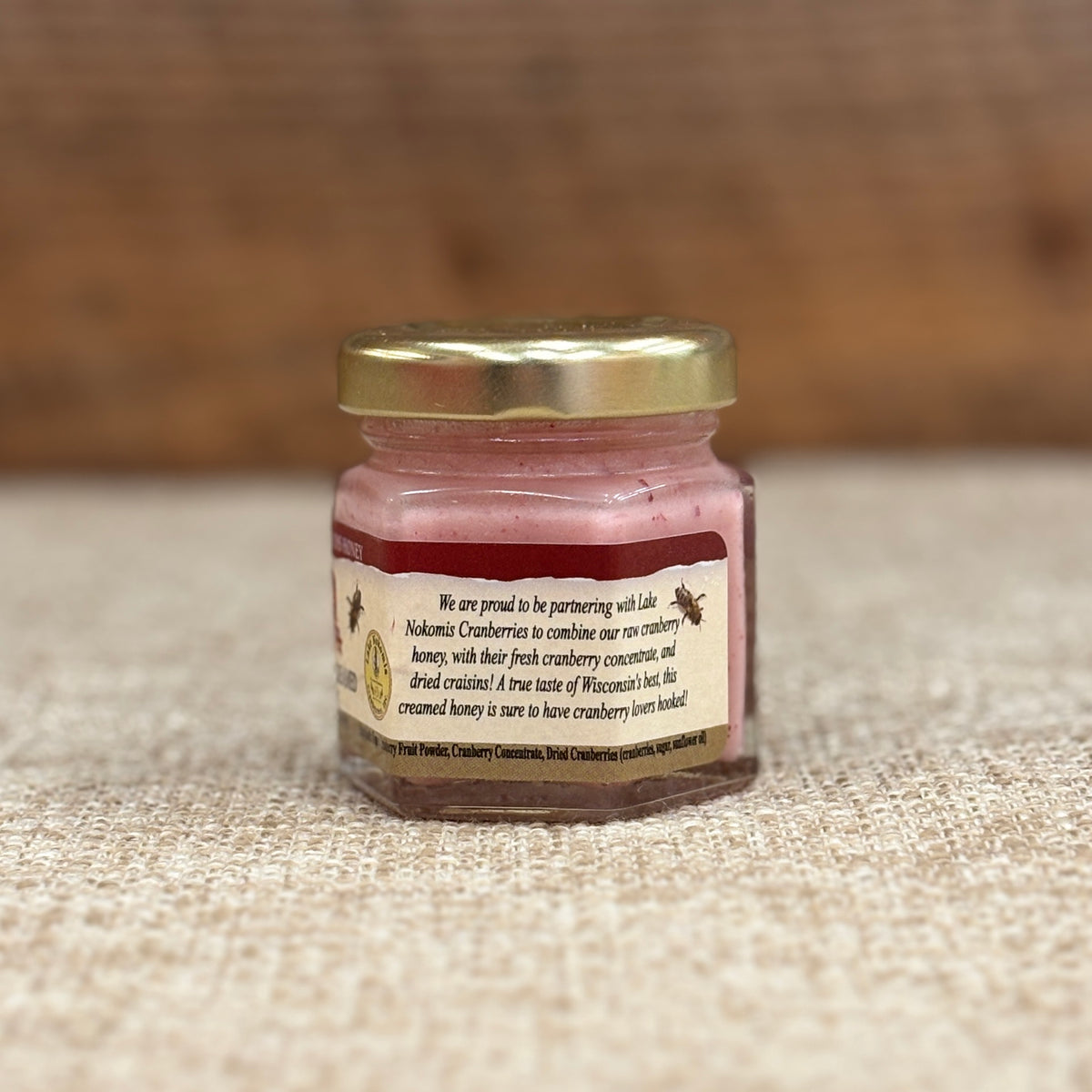 2 oz. Cranberry Creamed Honey