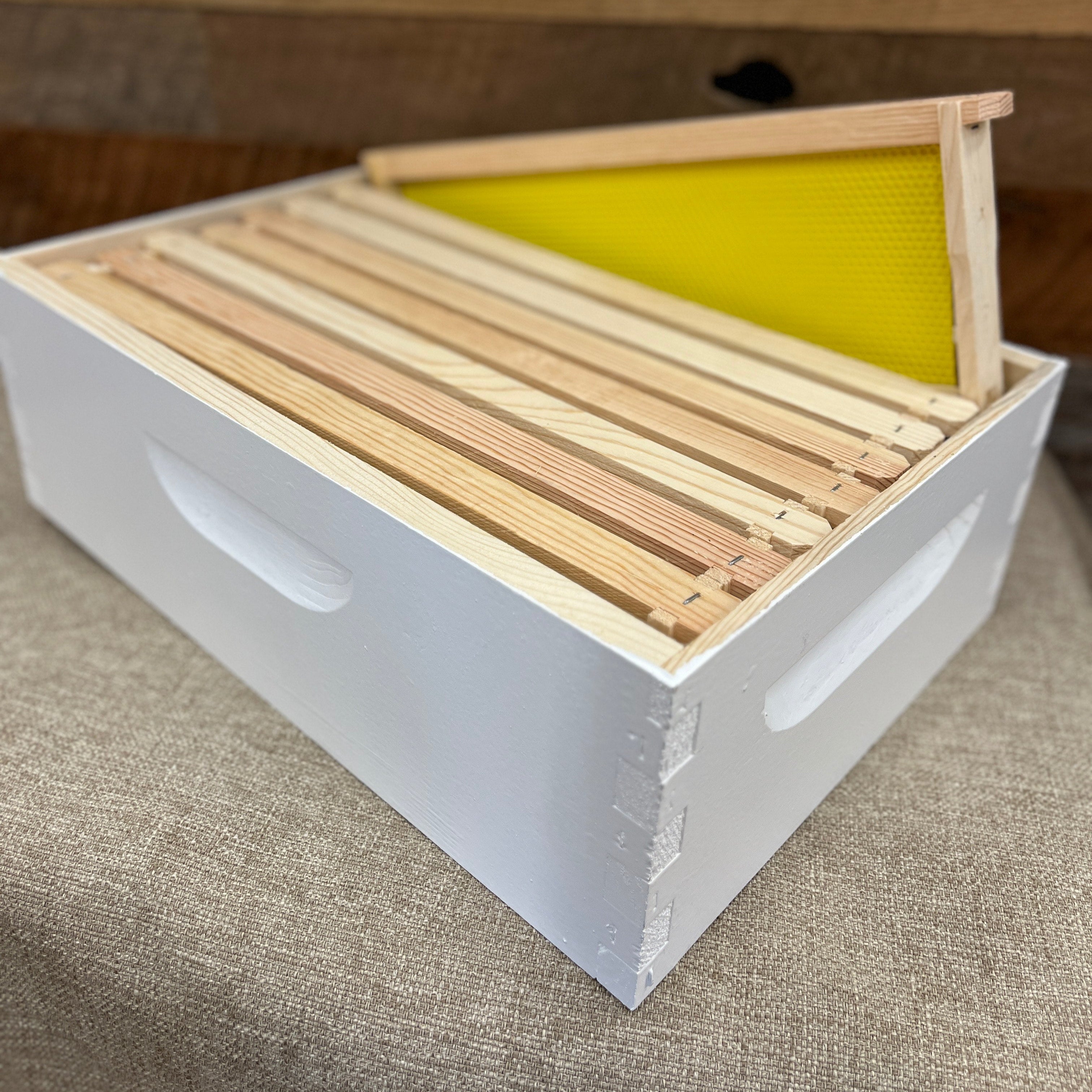 Assembled 6 5/8" Honey Super w/ 10 Frames
