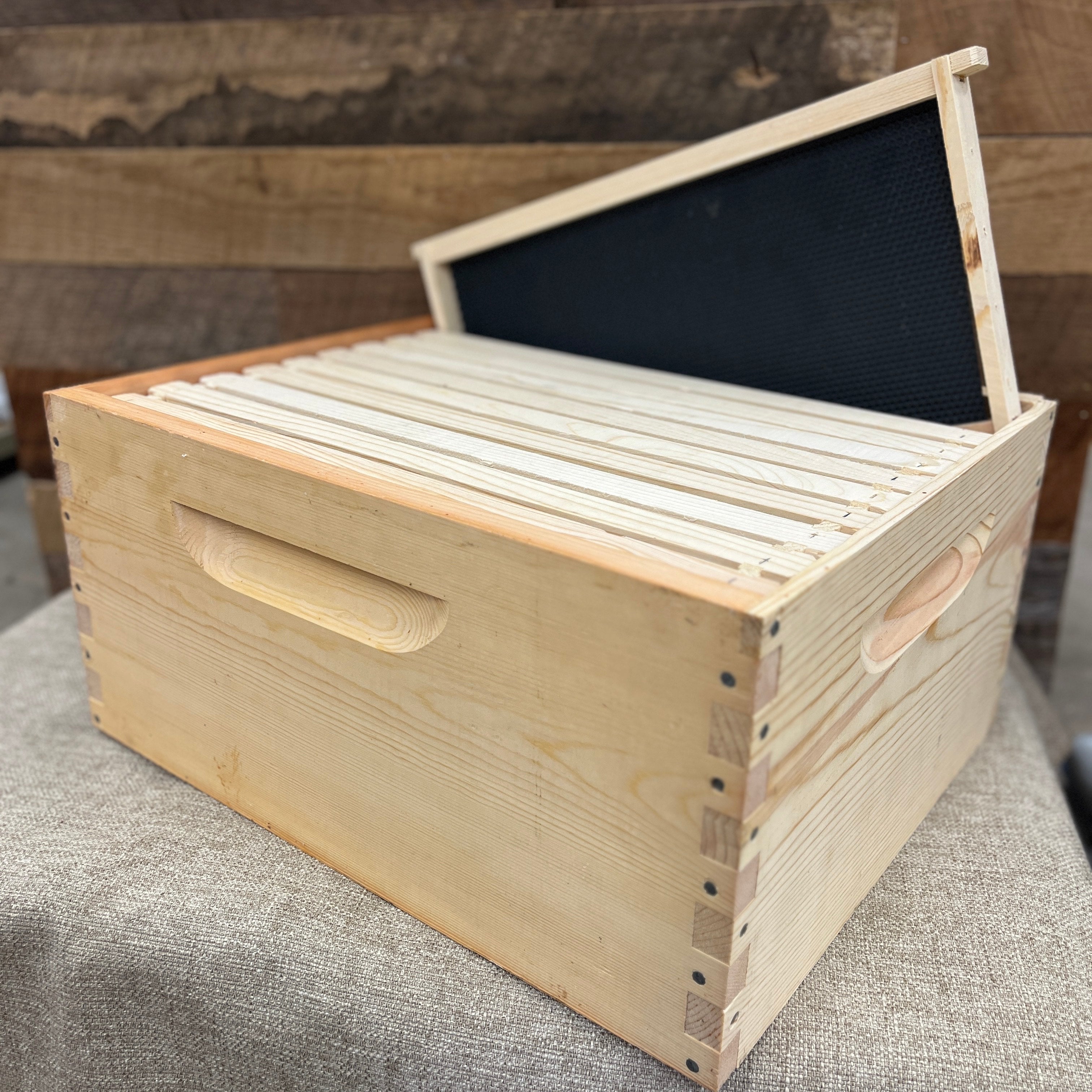 Assembled 9 5/8" Hive Body w/ Frames