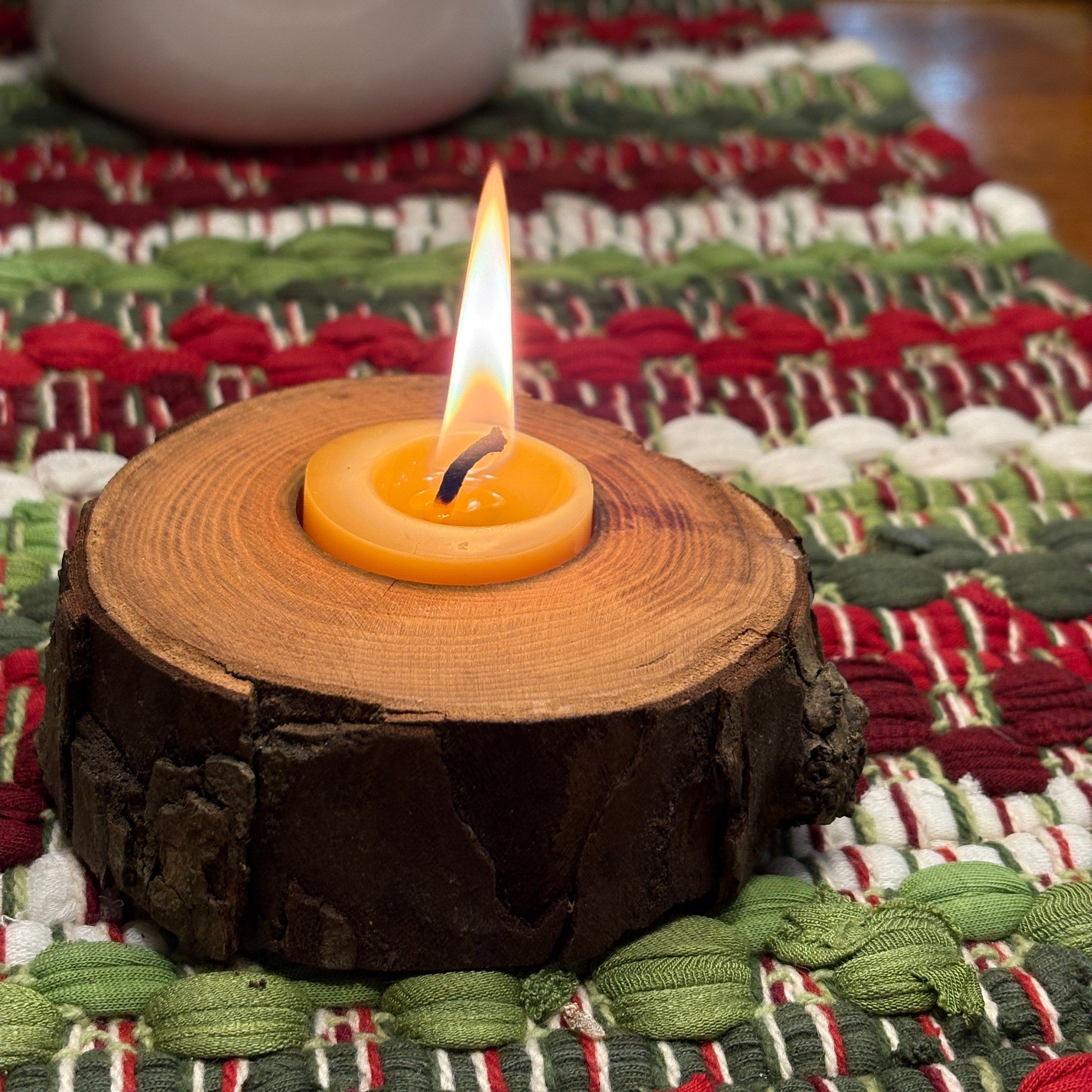 Beeswax Tealight Candles 12 Pack