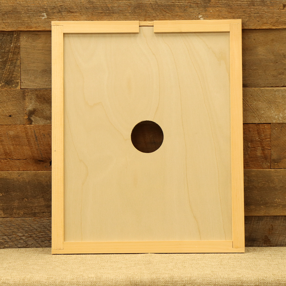 Plywood Inner Cover w/ Feed Hole