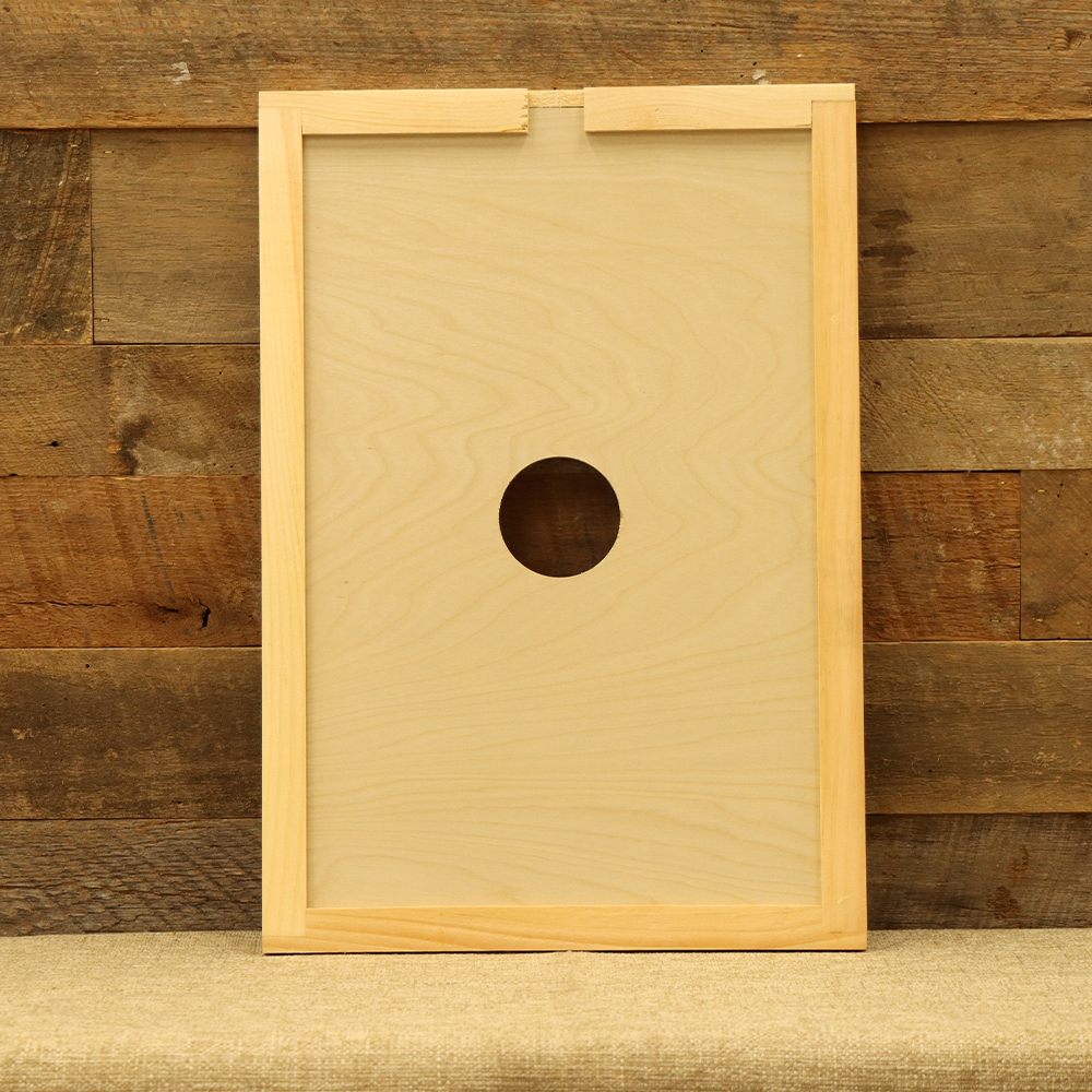 Plywood Inner Cover w/ Feed Hole
