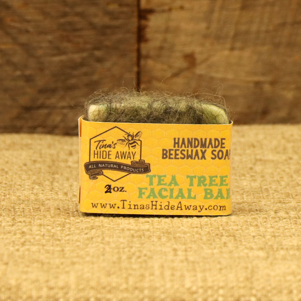 Felted Tea Tree Facial Bar