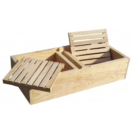 Wooden Top Feeder for a 5-frame Nuc Wooden Top Feeder for a 5-frame Nuc