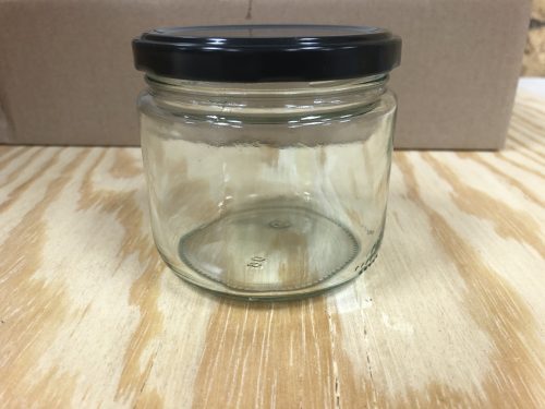 1 Pound Glass Honey Jar