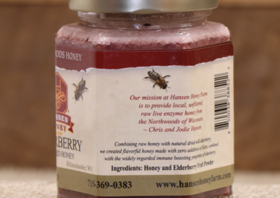 ELDERBERRY CREAMED HONEY LABEL